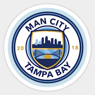 Man City Tampa Bay Sticker